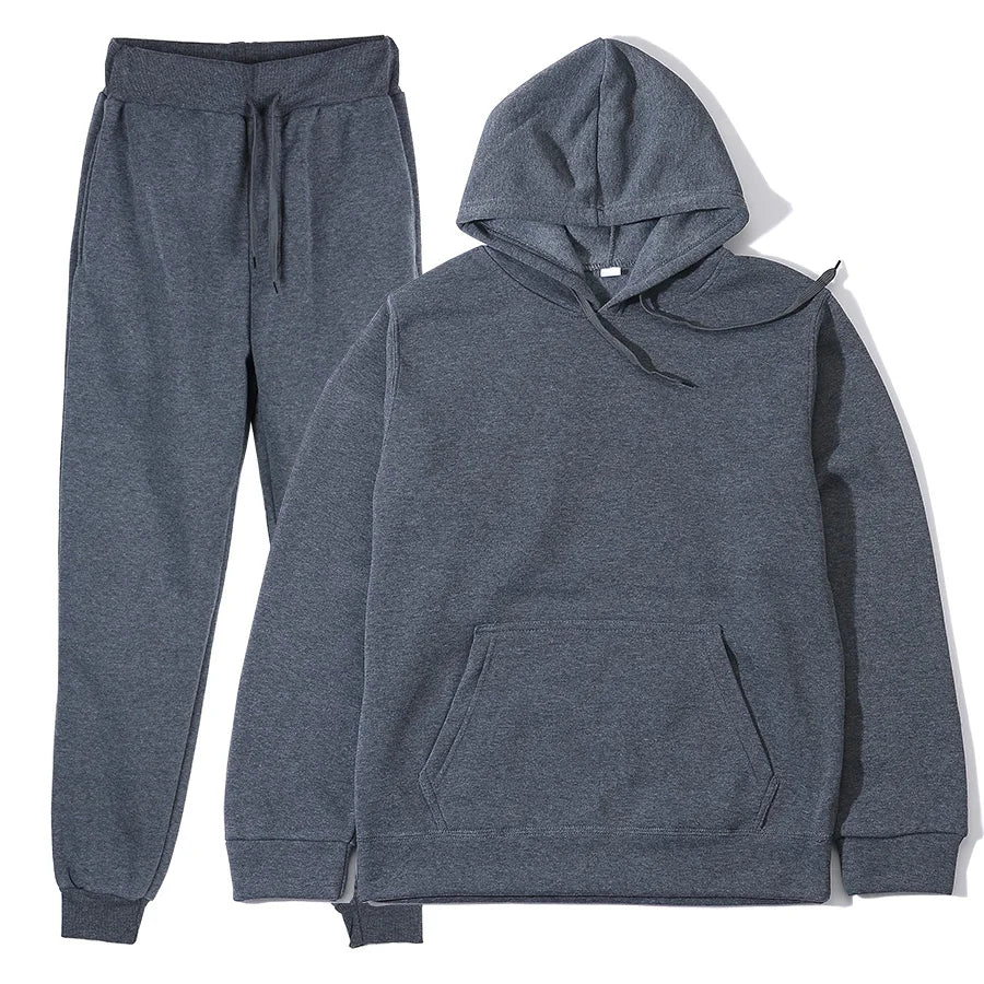 Conjunto de Sudadera con Capucha y Pantalones Deportivos de Moda