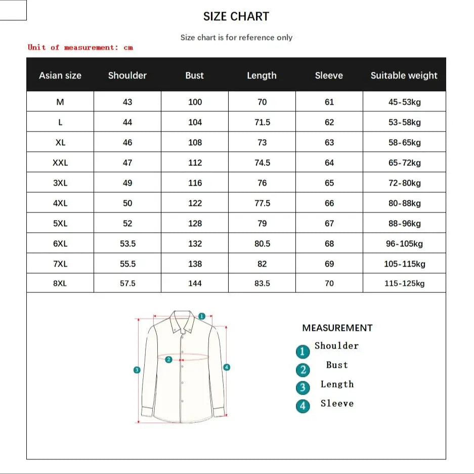 Camisa de vestir slim fit de tallas grandes para hombre