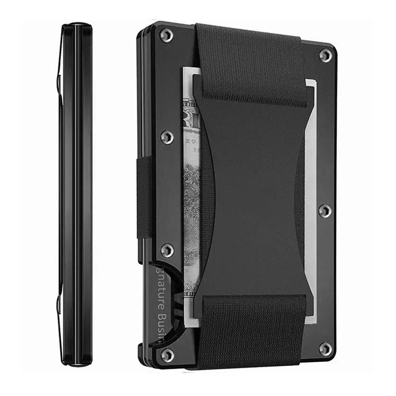 Forged Carbon Fiber Slim Wallet — Minimalist Card Holder & Organizer for Men