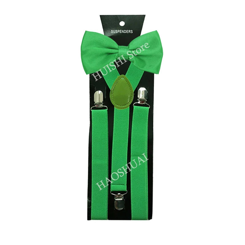 Unisex Elastic Suspenders with Bow Tie Option | The Daily Drop