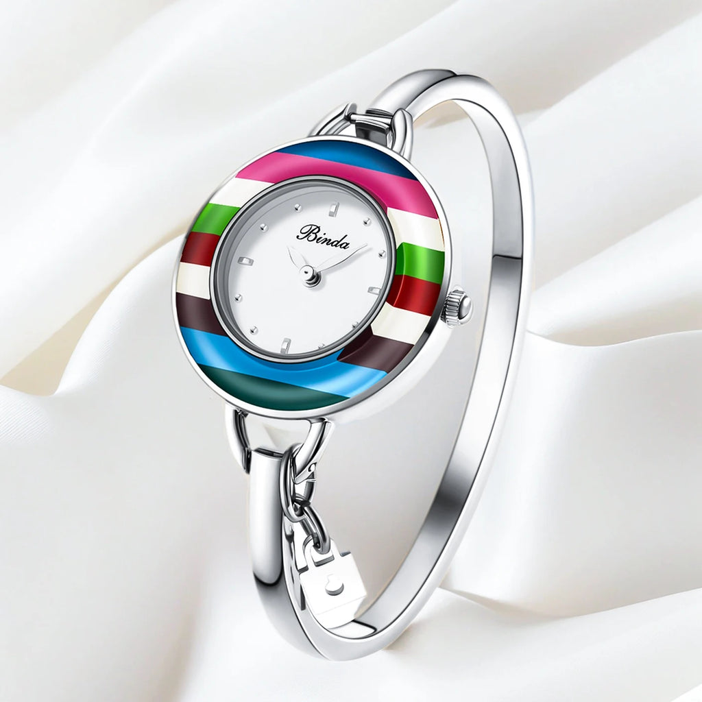 BINDA BD2765 Women's Elegant Quartz Watch | Minimalist Dial | Stainless Steel Bracelet | 8 Styles
