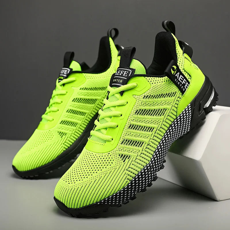 Zapatillas de running transpirables de malla para hombre | Zapatillas deportivas ligeras para exteriores