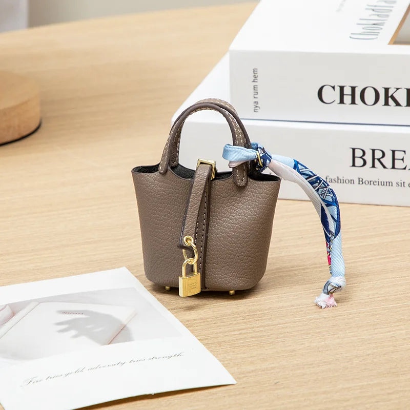 Mini Bucket Bag — Portable Earphone Case, Coin Purse & Small Accessory Bag