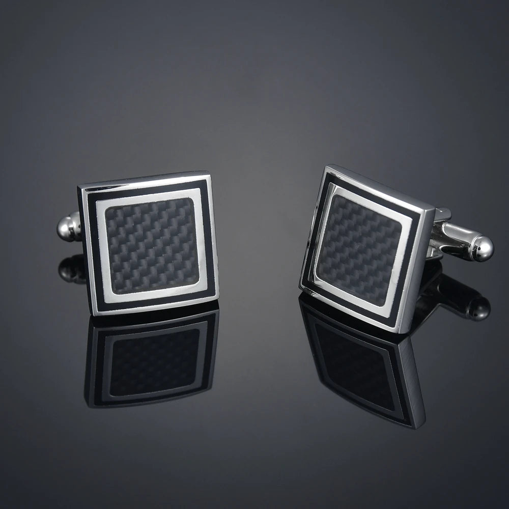 Gem & Enamel Craft Cufflinks | Unisex Decorative Shirt Accessories