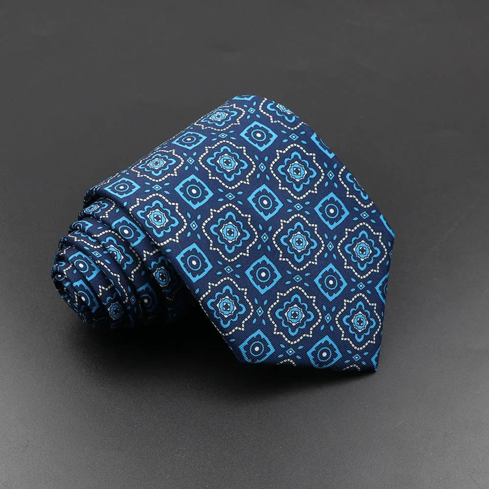 Silk Necktie — Soft Novelty Tie in Bold Patterns & Colors