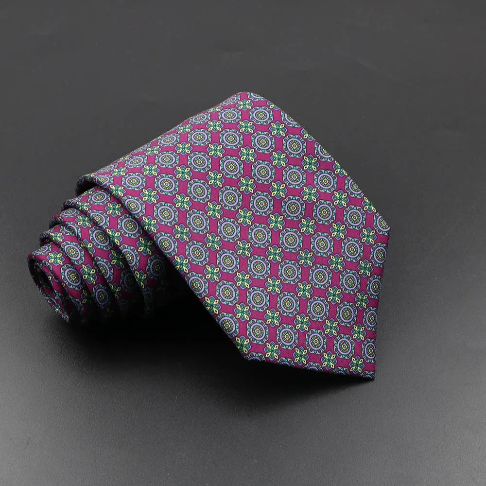 Silk Necktie — Soft Novelty Tie in Bold Patterns & Colors