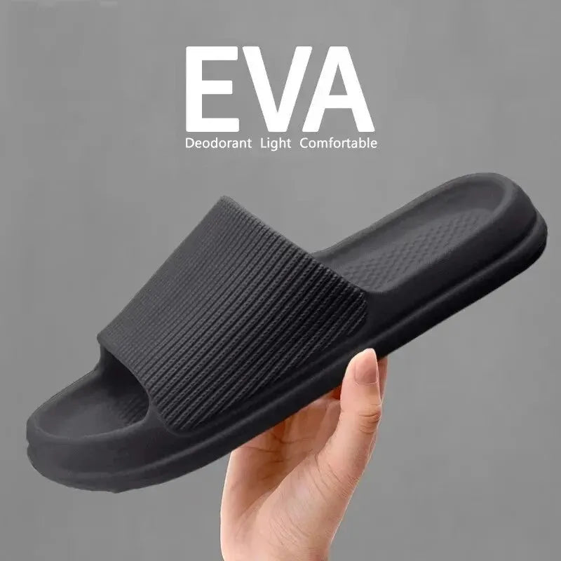 Non-Slip Massage Bathroom Slippers – Waterproof EVA, Unisex, Sizes 36-45