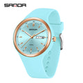 SANDA 6213 Women's Sport Digital Watch | Dual Calendar | Luminous | Water Resistant | 8 Colors
