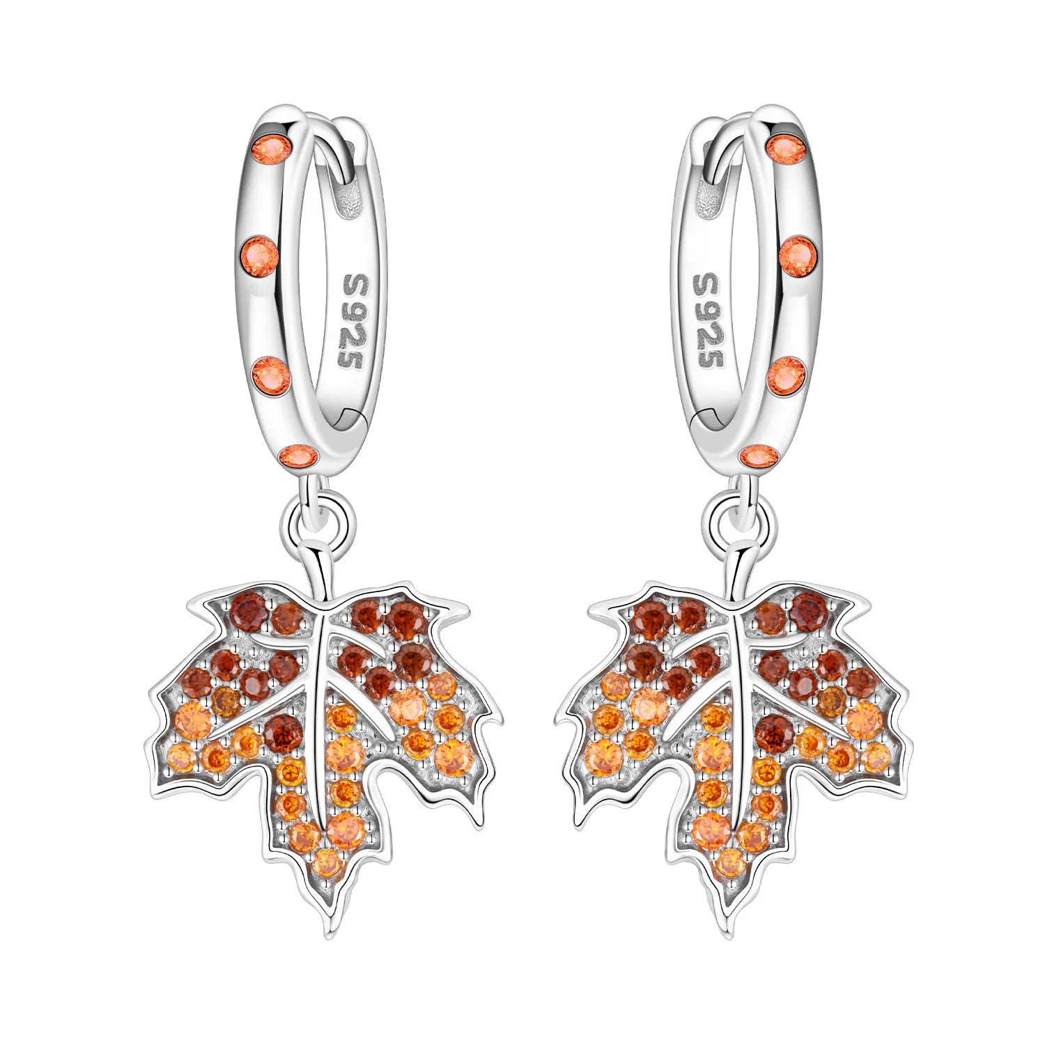 925 Sterling Silver Zircon Butterfly Drop Earrings – Women's Fine Jewelry