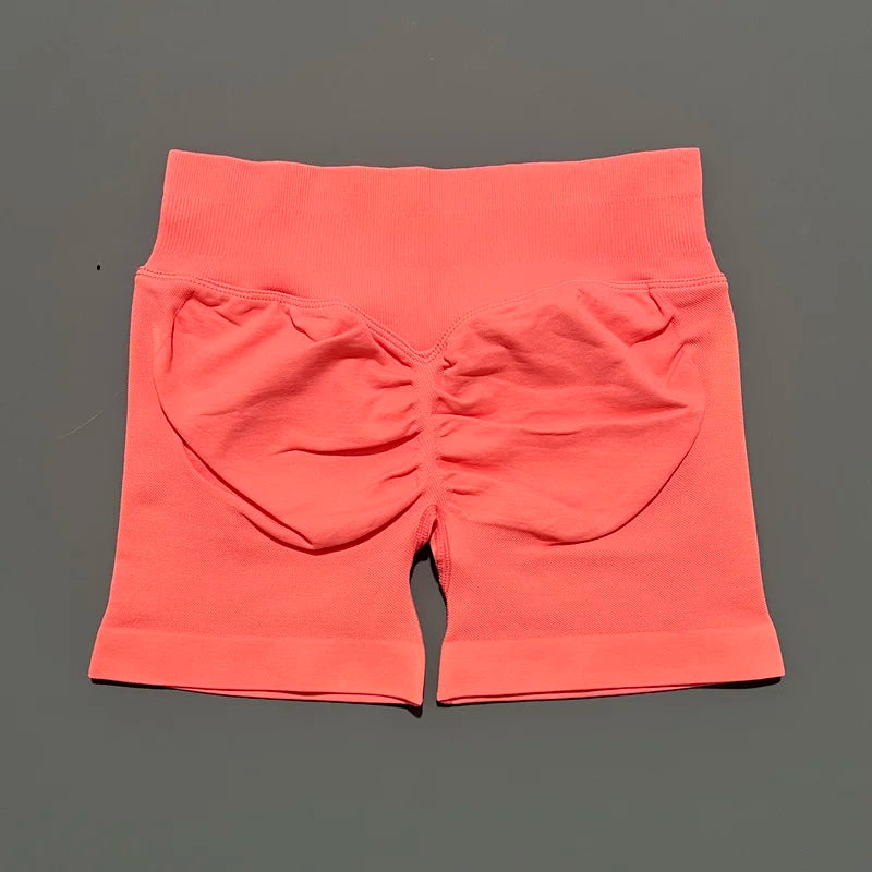 Women's Scrunch Bum Booty Shorts | Seamless Butt-Lifting Gym Yoga Legging Shorts XS-L