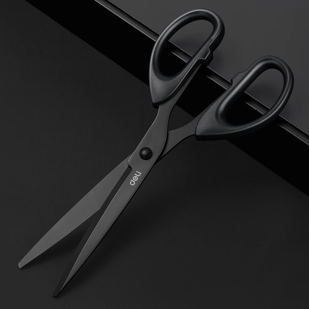 DELI Heavy Duty Office Scissors – Sharp Stainless Steel Cutting Tool