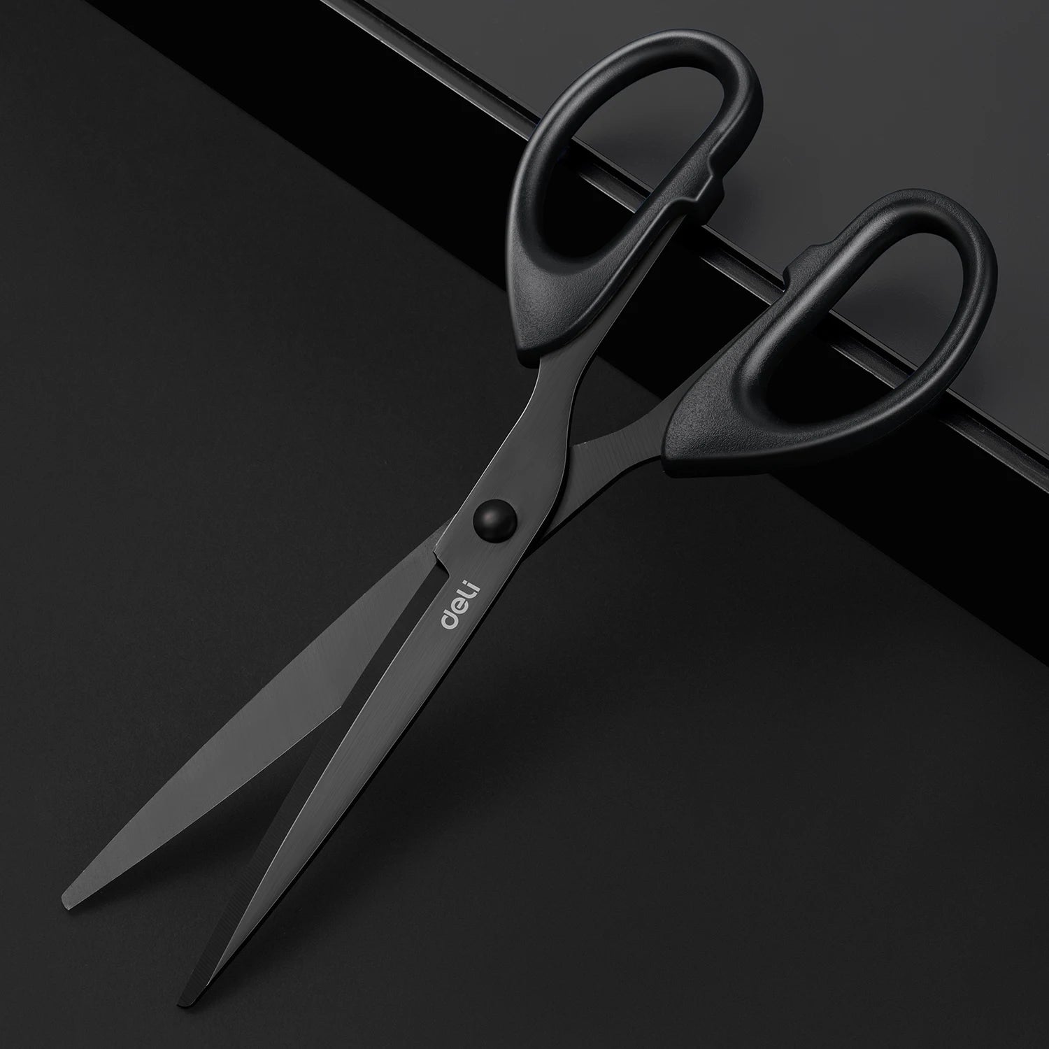 DELI Heavy Duty Office Scissors – Sharp Stainless Steel Cutting Tool