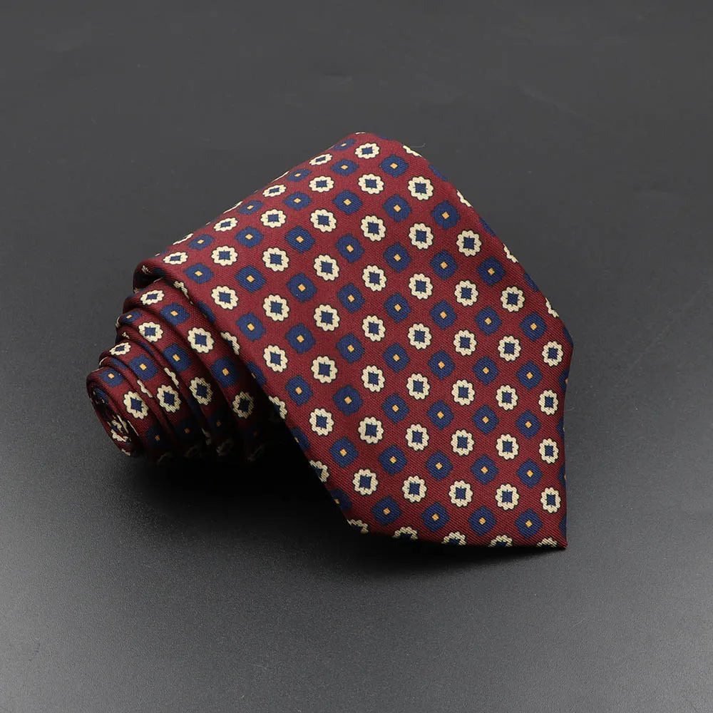 Silk Necktie — Soft Novelty Tie in Bold Patterns & Colors