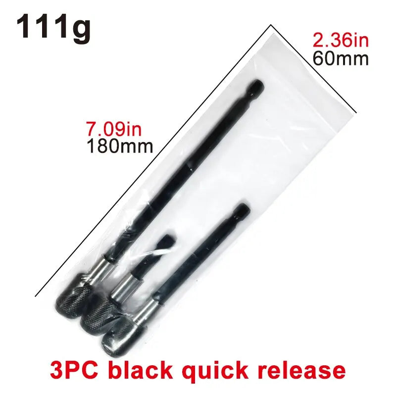 3PC 1/4" Hex Quick-Release Extension Rod Set – 60/100/150mm Drill Driver Bits