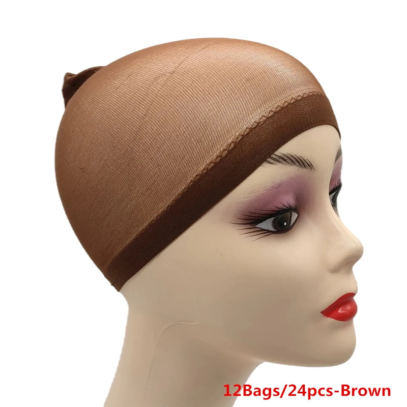 Nylon Mesh Wig Cap — Breathable Dome Cap