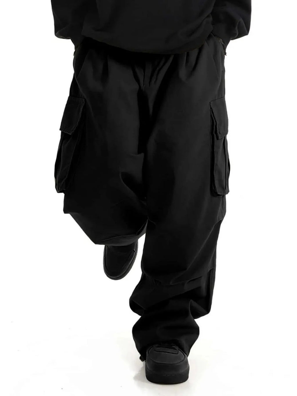Unisex Plus Size Wide Leg Cargo Pants