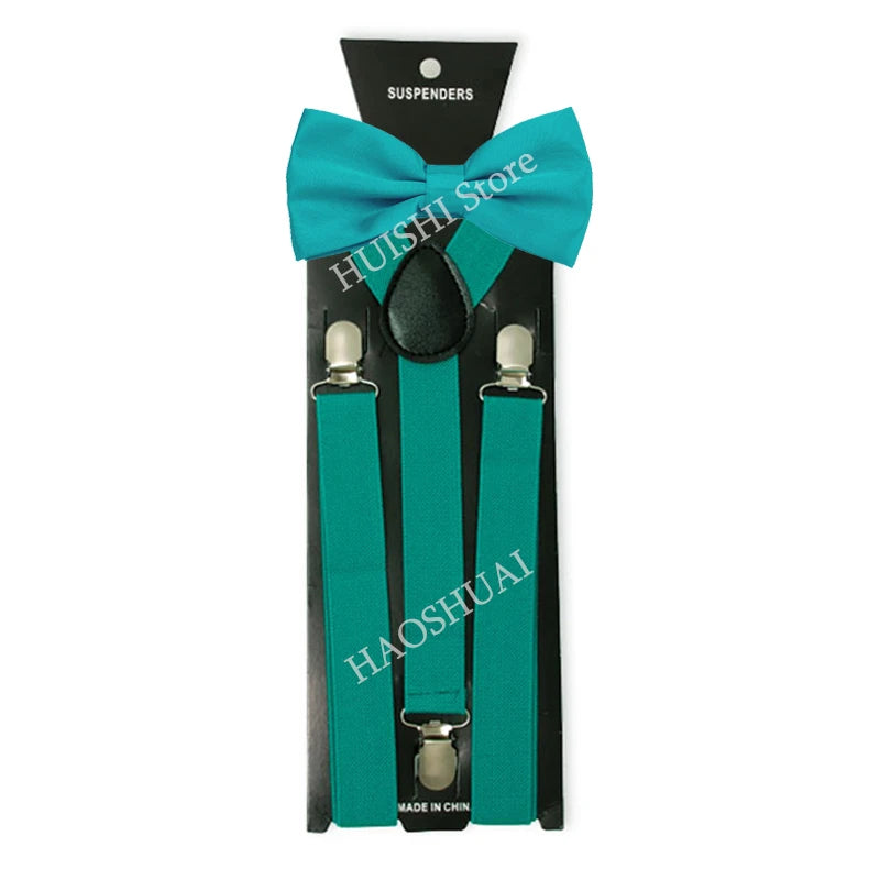 Unisex Elastic Suspenders with Bow Tie Option | The Daily Drop