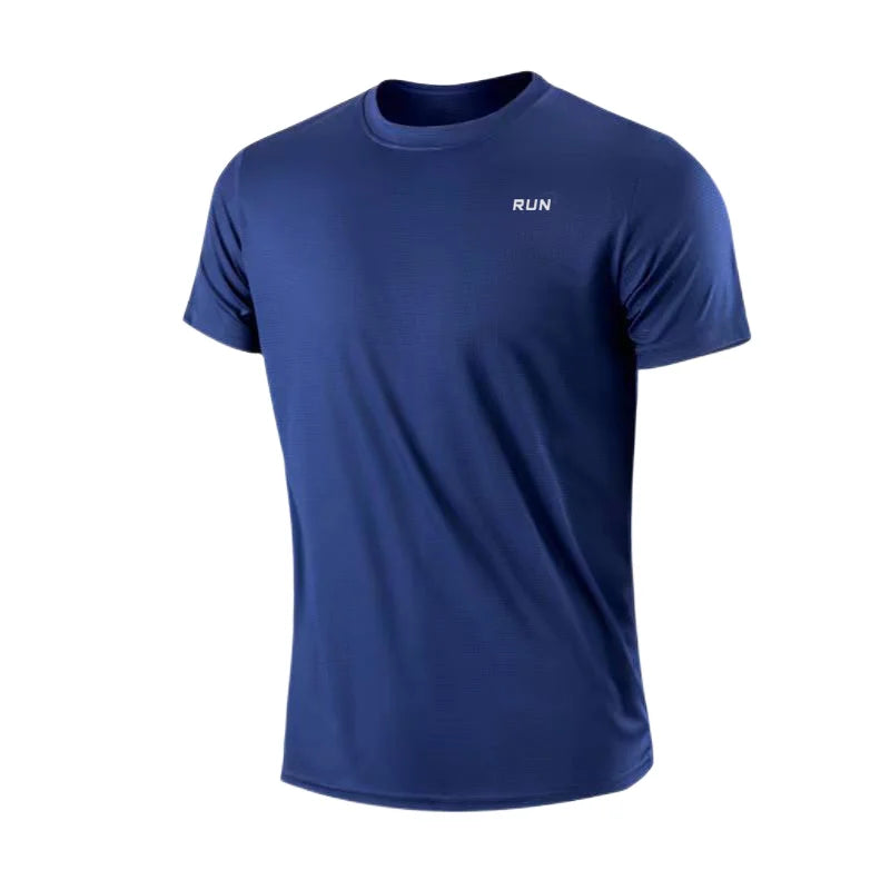 Men's Quick-Dry Athletic T-Shirt – Moisture Wicking, Gym & Running, Sizes M-4XL