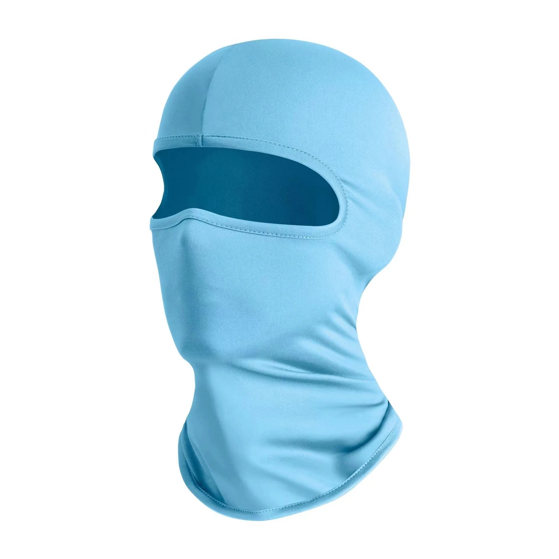 Mascarilla facial y bufanda para el cuello de seda helada – Protección UV para ciclismo, pesca y actividades al aire libre