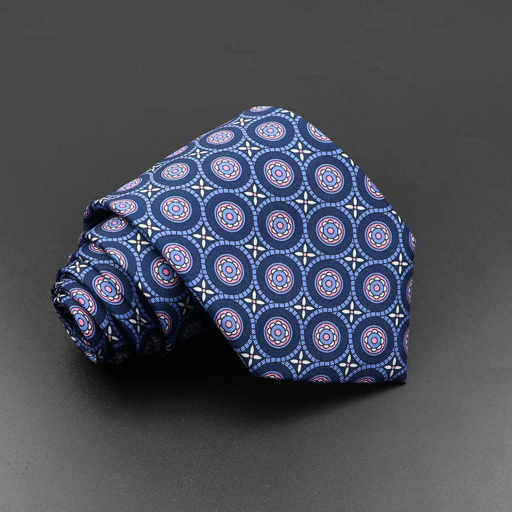 Silk Necktie — Soft Novelty Tie in Bold Patterns & Colors
