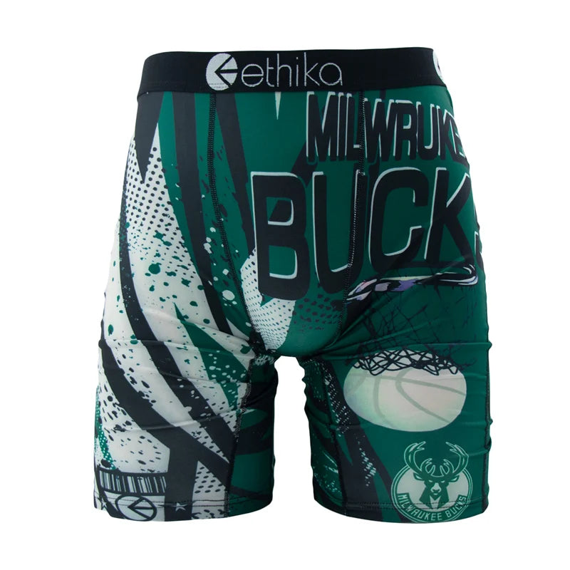 ETHIKA 1 Pieza Calzoncillos Bóxer Hombre Malla Transpirable Entrepierna Bóxers Hombre Tallas Grandes S-3XL Bañador Hombre Bóxers Hombre