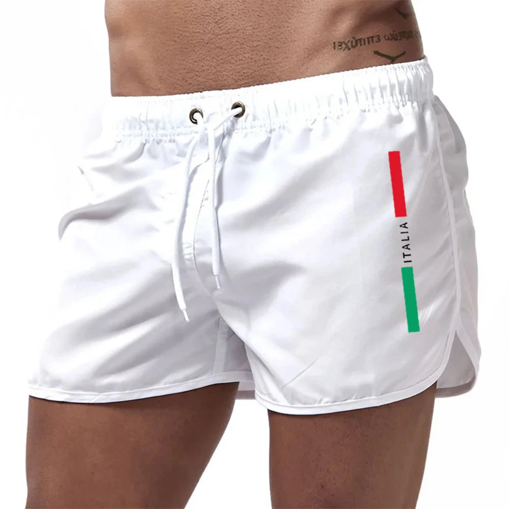 Men's Quick-Dry Beach Board Shorts – Swim & Fitness Shorts