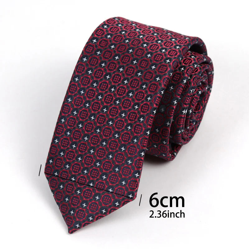 Paisley & Striped Jacquard Necktie Set – Wedding & Business