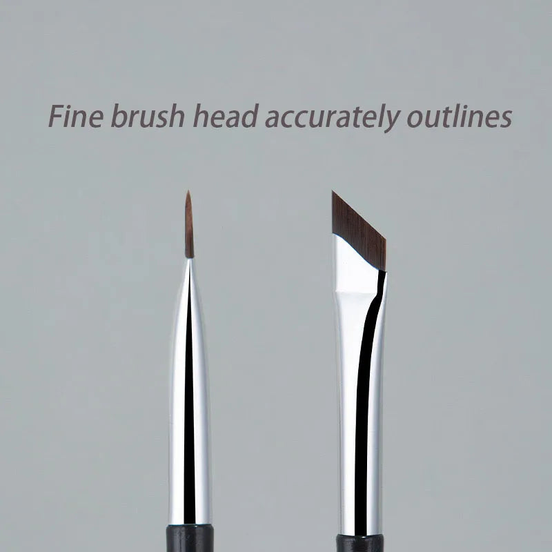 Ultra-Thin Blade Eyeliner & Eyebrow Brush — Precision Detail Makeup Brush