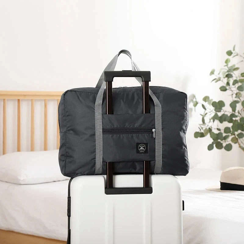 Bolsa de viaje plegable – Bolsa de lona ligera de 25 L para mujeres y niñas