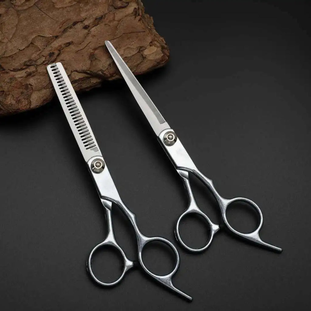 Professional 6" Barber Scissors Set – Cutting & Thinning Shears