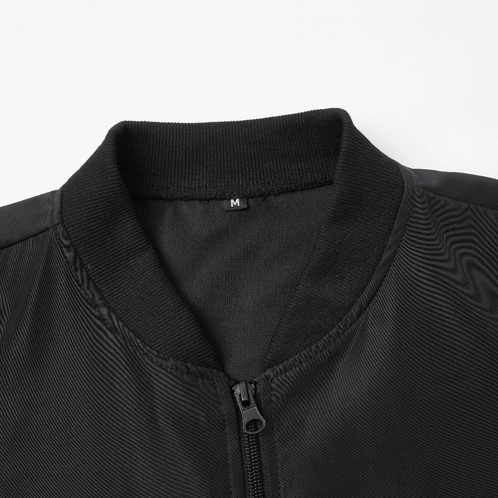 Lightweight Baseball-Collar Jacket
