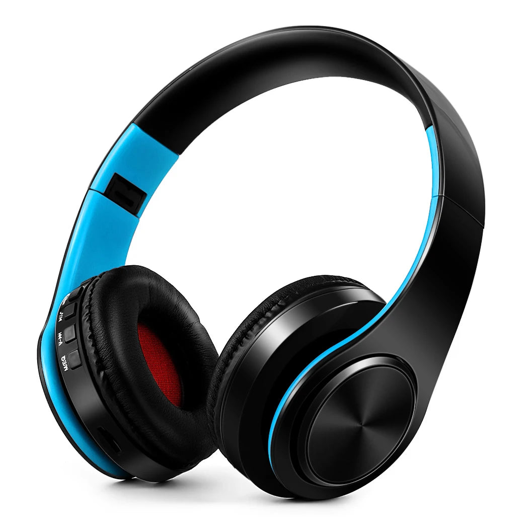 Wireless Bluetooth Over-Ear Headphones | 20Hr Battery, FM Radio & TF Card