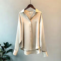 Women's Long Sleeve Button Blouse - Casual Office Shirt (S-4XL)