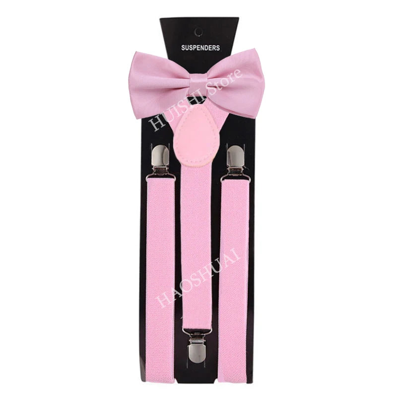 Unisex Elastic Suspenders with Bow Tie Option | The Daily Drop