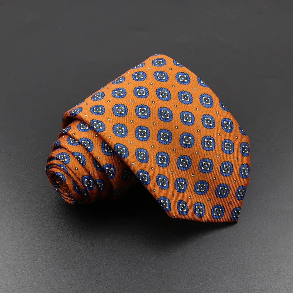 Silk Necktie — Soft Novelty Tie in Bold Patterns & Colors