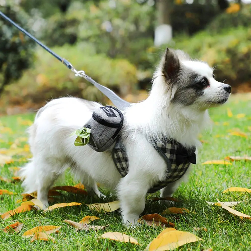 Dog Treat Pouch & Poop Bag Dispenser — Clip-On Waist Bag