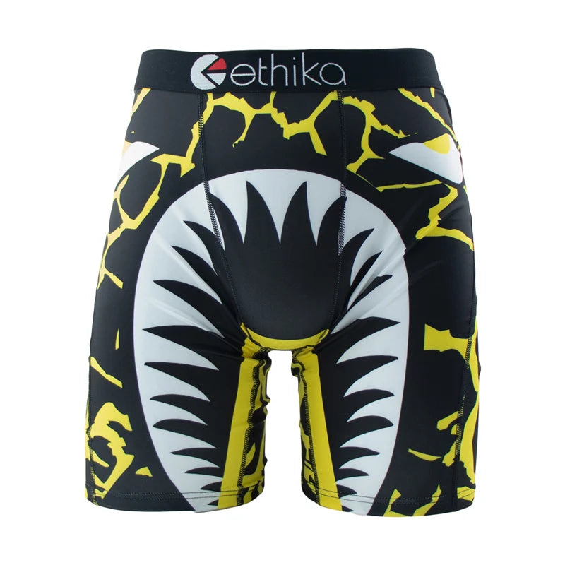ETHIKA 1 Pieza Calzoncillos Bóxer Hombre Malla Transpirable Entrepierna Bóxers Hombre Tallas Grandes S-3XL Bañador Hombre Bóxers Hombre
