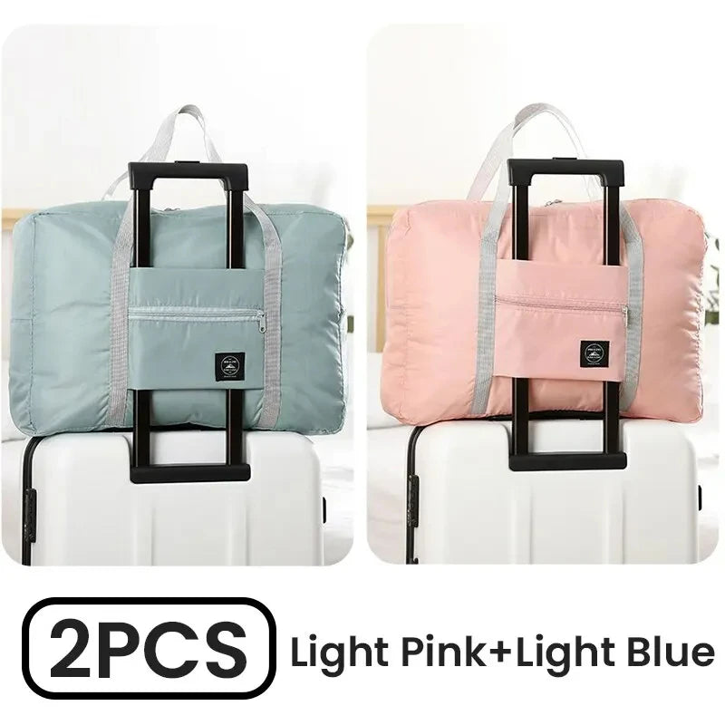 2-Pack Foldable Travel Duffel Bag