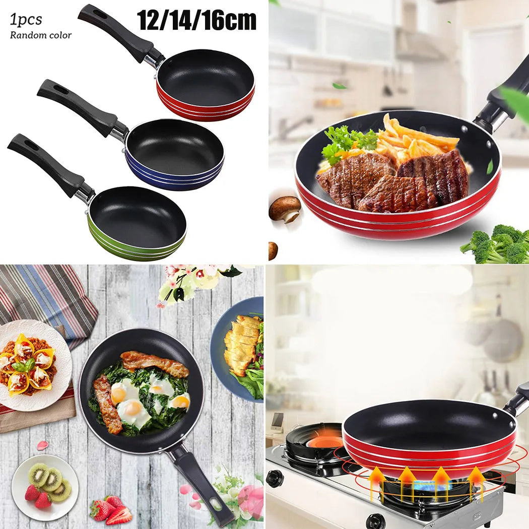 Mini Non-Stick Stainless Steel Frying Pan – Single-Serve Skillet for Eggs & More