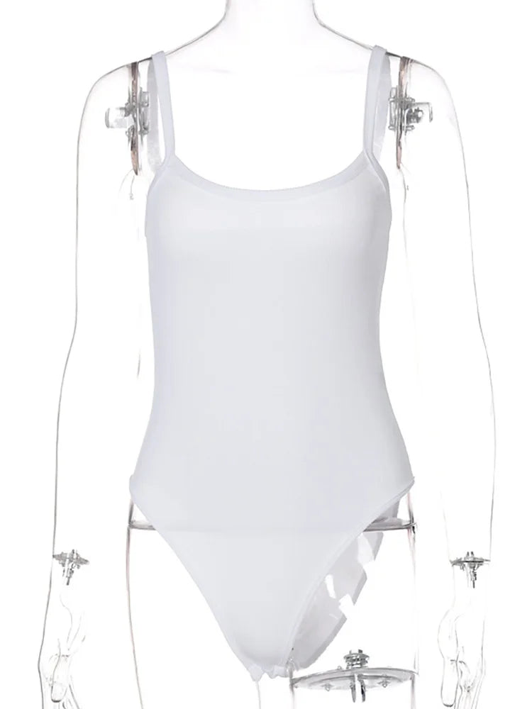 Solid Bodycon Bodysuit