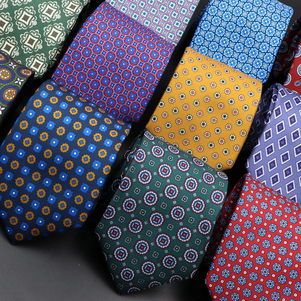 Silk Necktie — Soft Novelty Tie in Bold Patterns & Colors