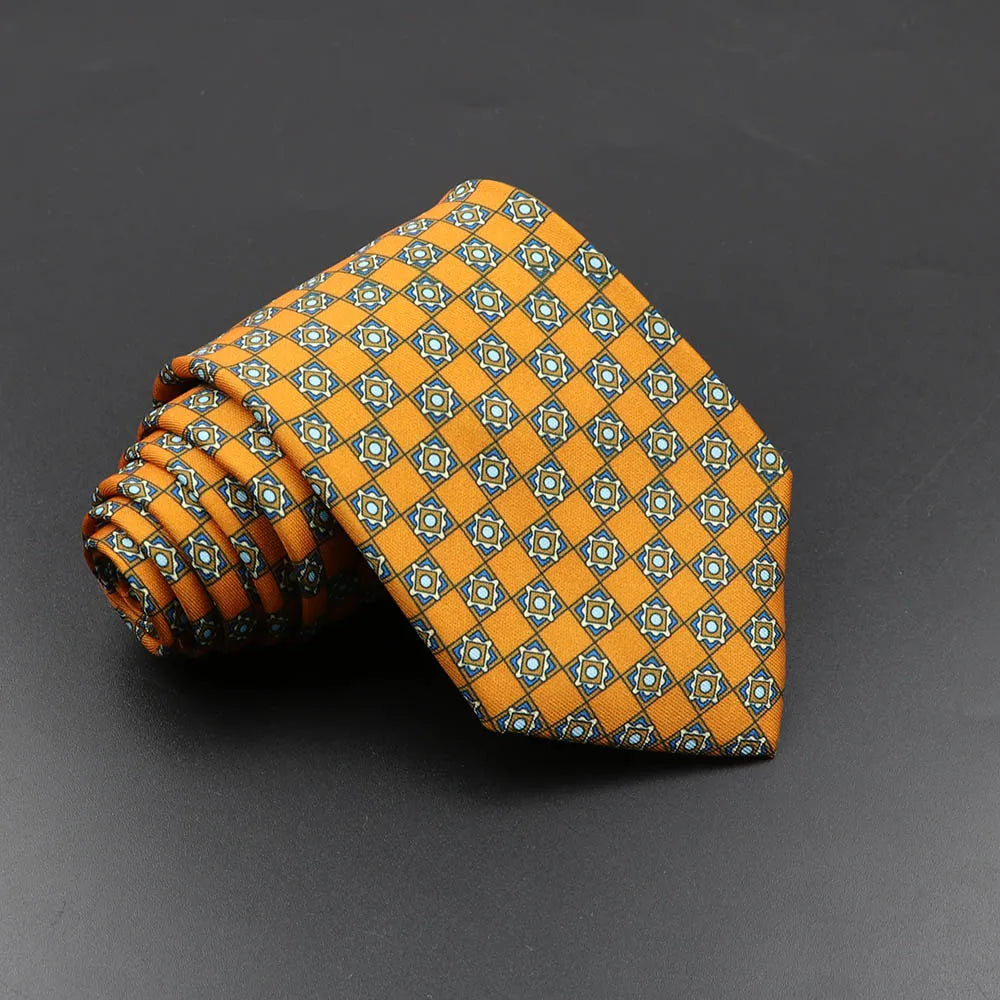 Silk Necktie — Soft Novelty Tie in Bold Patterns & Colors
