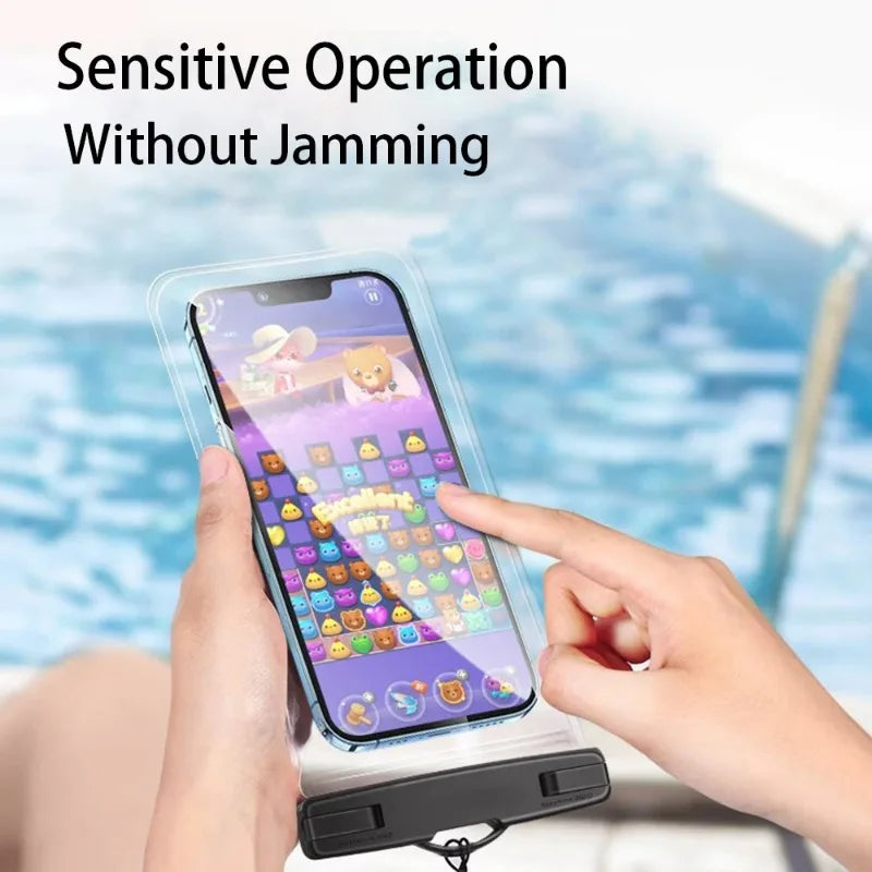 Universal Waterproof Phone Case for Swimming - Underwater Protector Pouch Cover Compatible with iPhone 11 12 13 14 15 16 pro - S
