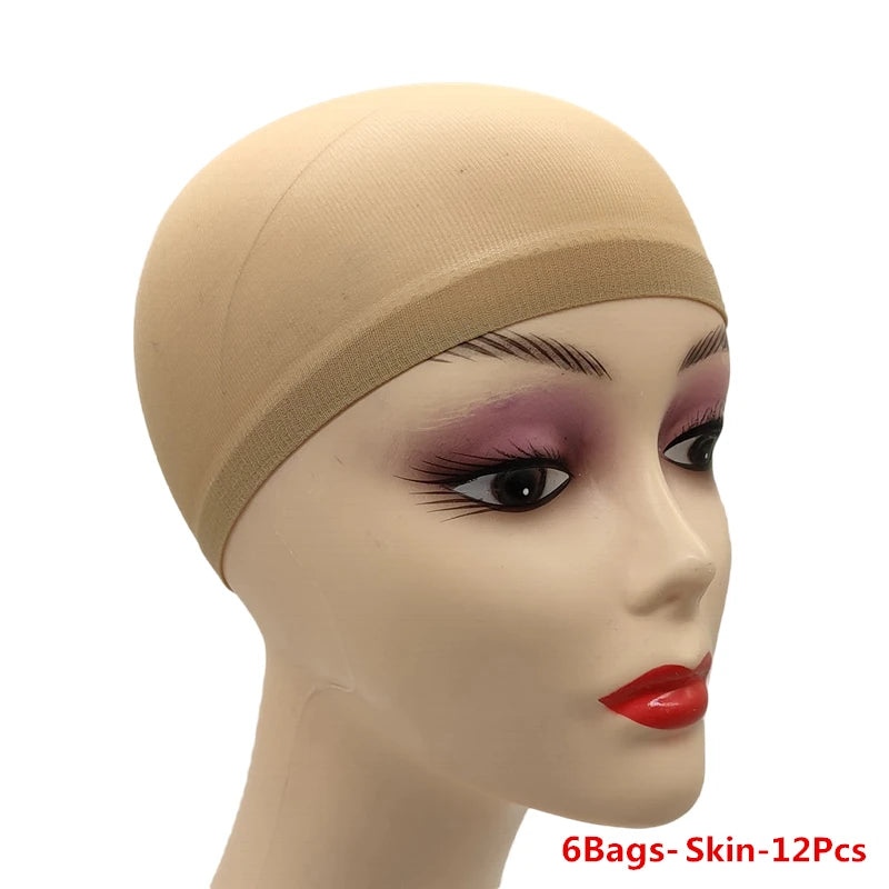 Nylon Mesh Wig Cap — Breathable Dome Cap