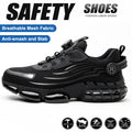 Unisex Steel Toe Safety Sneaker – Anti-Puncture Work Shoe with Air Cushion Sole