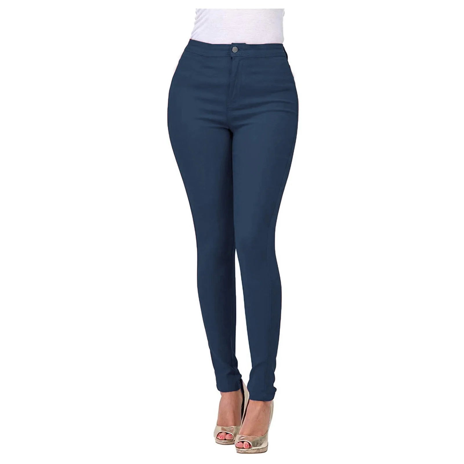High Waist Slim Fit Stretch Jeans – 7 Colors