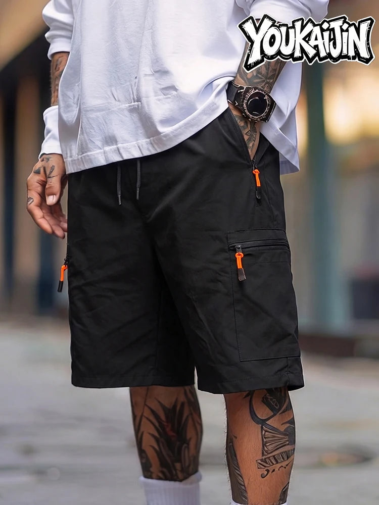Men's Quick Dry Cargo Shorts – Lightweight Hiking & Outdoor Shorts with Zipper Pockets