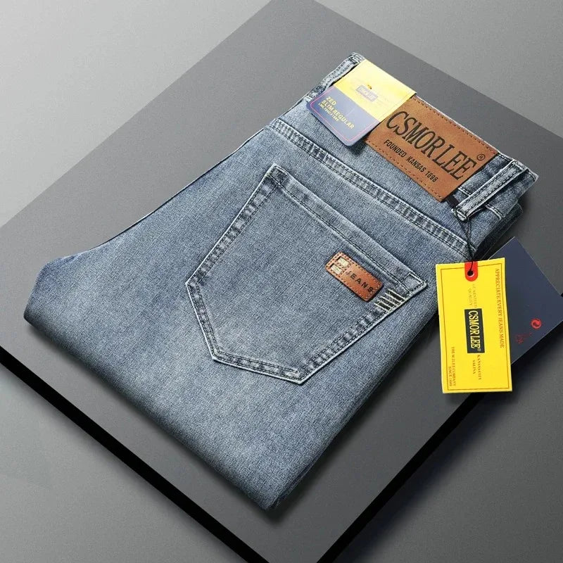 Unisex Cotton Stretch Slim Jeans