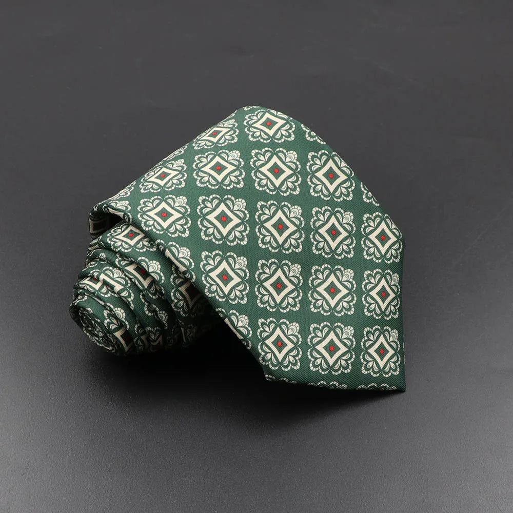 Silk Necktie — Soft Novelty Tie in Bold Patterns & Colors