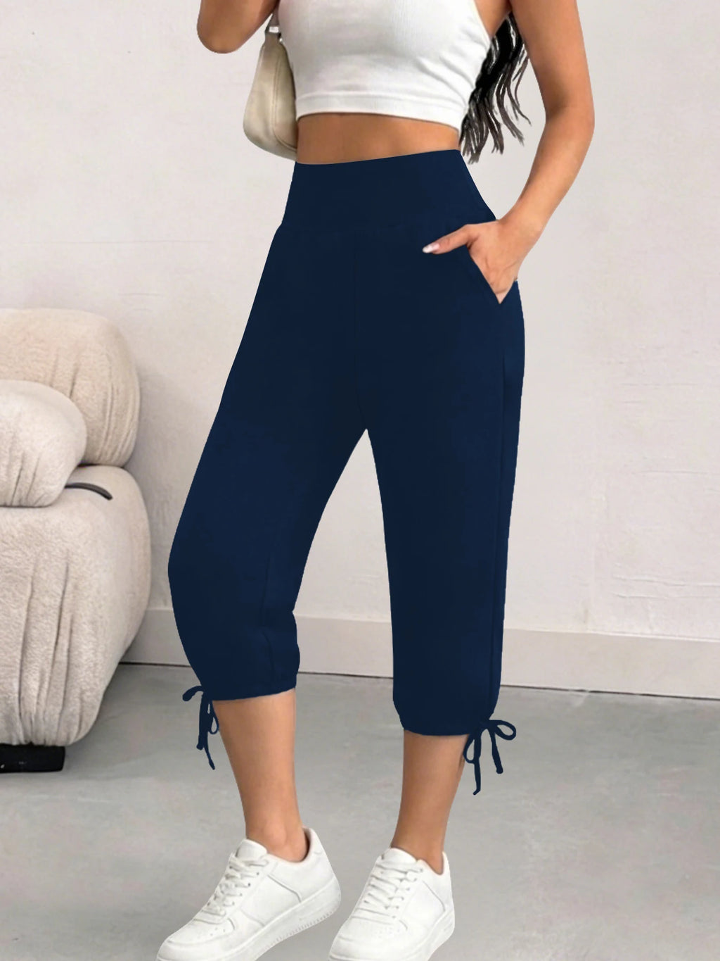 Women's Loose Yoga Jogger Pants with Pockets